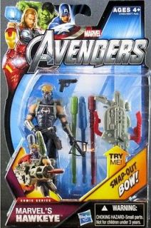 Marvel Avengers Comic Series MARVELS HAWKEYE #5 w/ Snap Out Bow 