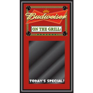 BUDWEISER Barbecue On the Grill Sign with Chalk Board, 14 x 26
