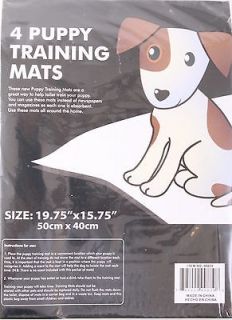 new 4 puppy training mats pads absorbable easy toilet training