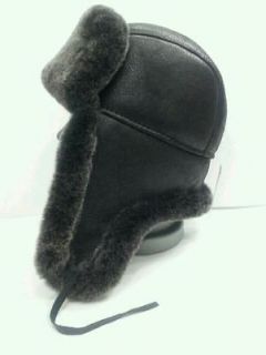 Shearling Trapper Hat in Clothing, 
