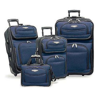 traveler s choice amsterdam 4 piece luggage set navy  89 99 
