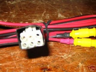 DC Power Cable, 6 Pin Molex Type, 6 Ft., 12 Gauge, kenwood