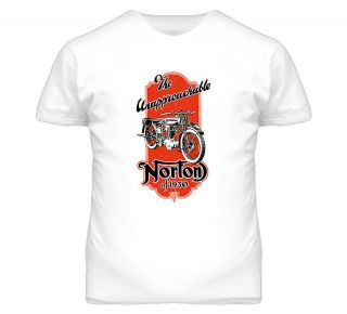 norton vintage motorcycle t shirt