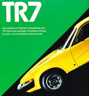 triumph tr7 coupe grade b original sales brochure time left