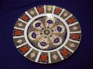 Royal Crown Derby English Bone China Old Imari Dinner Plate /dish MINT 