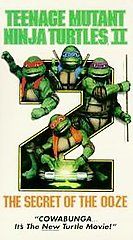 Teenage Mutant Ninja Turtles 2   The Secret of the Ooze VHS, 1991 