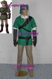   ​) Legend of zelda Twilight Princess Link Cosplay Costume
