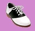 new womens 9 saddle oxford shoes dance cheer costume