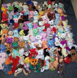 173 TY Beanie Babies & Buddies Collection   Rare Beanies & Bear Lot 