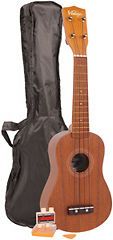 vintage vuk20n ukulele mahogany ukelele inc case tuner from united 