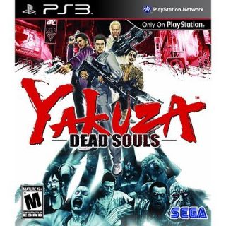 PS3 YAKUZA DEAD SOULS JAPANESE GANG BATTLE HORDS OF ZOMBIE SHOOTER HD 