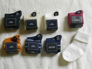 New 8pr Authentic Baby Gap Triple Roll Socks No Slip 0 6 Months Pick 