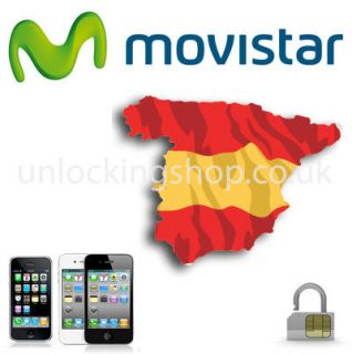 unlock any movistar spain i phone 2g 3g 3gs 4