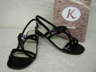 by clarks strata star black patent leather sandals more
