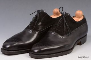 1090 VASS Budapest Shoes U last Oxford Black Combination With Trees 7 