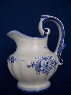 Vestal, Hand Painted, Alcobach, Portugal, 552, Pitcher/Creamer, White 
