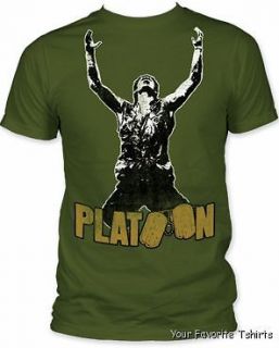 Officially Licensed Platoon Movie Sgt. Elias Adult Shirt S XXL