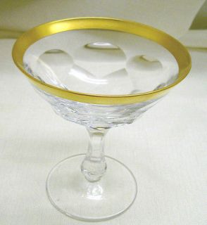 Rosenthal #450 Facette Gold Crystal Champagne Sherbet Glass EUC Hard 