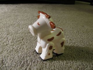 Fisher Price Little People 50th Anniversary Farm Cow Brown/White