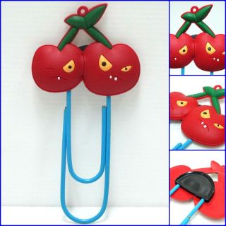 Plants VS Zombies Clip Paper Handle Paperclip Memo Note   Twin Cherry