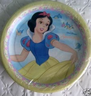 Snow White Party Supplies LUNCH PLATES Birthday Y x8 Princess 