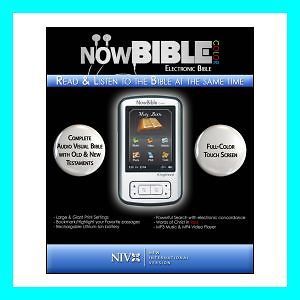 NIV Electronic Audio Visual Complete Bible with  NEW