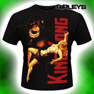 Official T Shirt KING KONG Vintage Horror POSTER Classic All Sizes