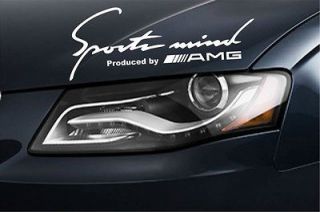Sports Mind Produced by AMG Mercedes Benz CLK63 E63 Decal sticker 