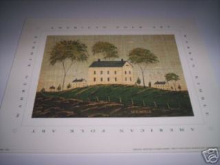 warren kimble print farmhouse overall 8 x 10  10 99 