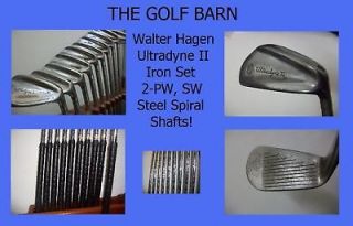 Walter Hagen Ultradyne II Iron Set, 2 SW,w/Steel Spiral