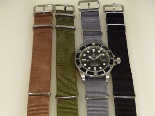   watch straps  MILITARY combo Pack (exclude Rolex Submariner watch