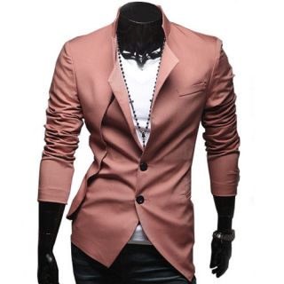 New Mens Top Designed Stylish Slim fit Buttons Blazers Coat Jackets