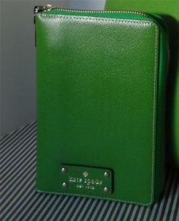 Kate Spade 2013 Wellesley Emerald Green Leather Personal Planner 