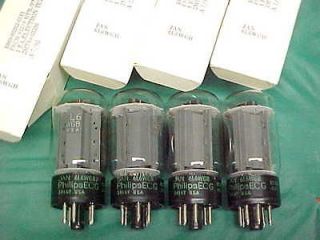 NOS Philips 6L6 / 6L6WGB Vacuum Tubes Made in USA