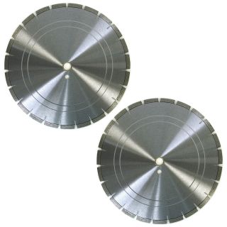 2PK 14” Laser Welded Cured Concrete Diamond Blade for Up To 35HP 