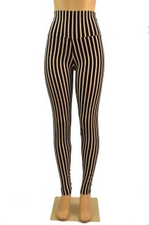   Sexy Emo Punk Vertical Thin Stripe Spandex Mime Skinny Tight Pants