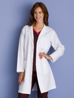   Dickies Medical Uniforms 72103 39 MEDIUM Unisex WHITE Twill Lab Coat