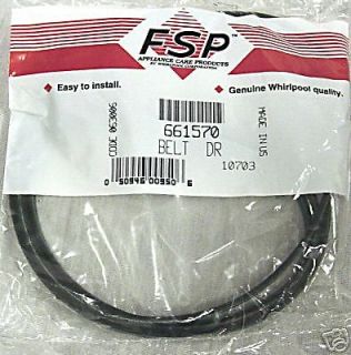 661570 genuine whirlpool dryer belt fsp also for kenmore 90