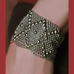 sergio gutierrez liquid metal bracelet cuff  65