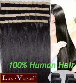 40pcs 100% Human Hair 3M Tape in Extensions Remy #20 (Dark Ash Blonde)