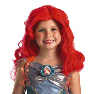 child kids disney the little mermaid ariel hair wig
