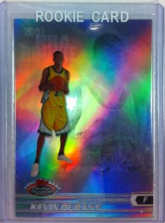 2007 08 Kevin Durant /999 Topps Stadium Club RC Rookie Refractor