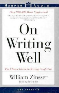 On Writing Well by William K. Zinsser 1994, Cassette, Abridged
