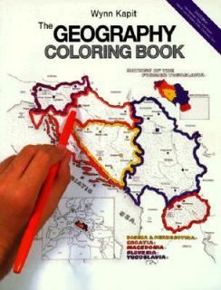 Geography Coloring Book by Wynn Kapit 1998, Paperback, Student Edition 