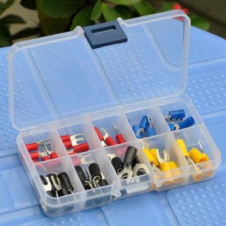 10 Types Spade Crimp Wire Connector Assortment Kit, Fork Terminal 