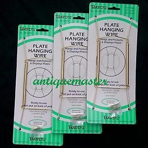   10 14 NAIL HOOK DISPLAY PLATE TRAY PLATTER HANGING WIRE HOLDER BARDS