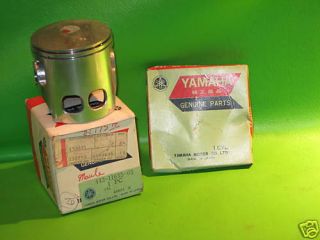 yamaha ty175 dt175 piston and rings 1st os nos oem