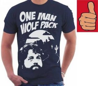 shirt the hangover one man wolf pack size xl
