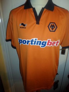 Wolverhampton Wanderers,Wolves) (football,soccer) (shirt,jersey)