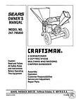 craftsman chipper shredder manual model 247 795850 